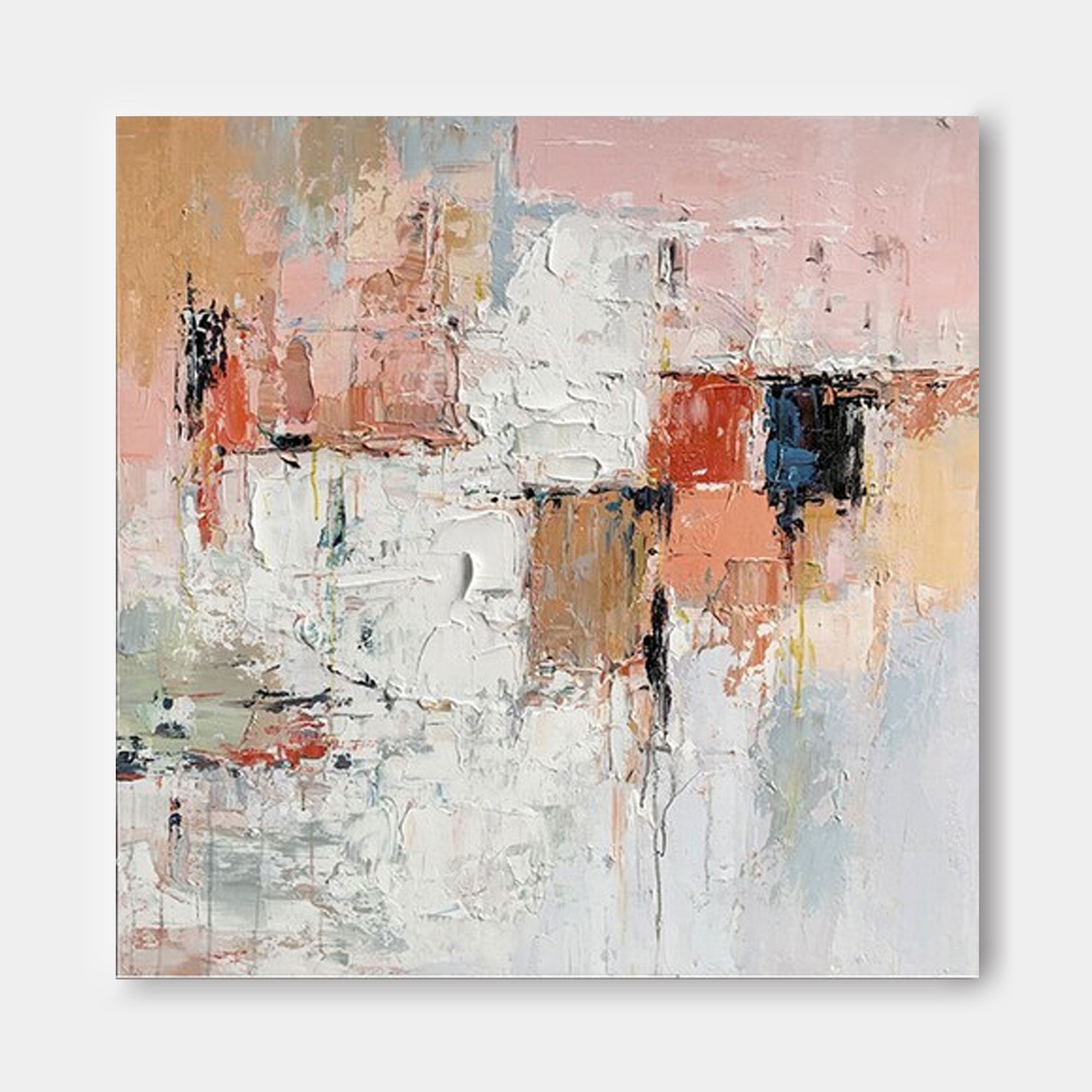 Aero Abstract Wall Art | Handcrafted Geometric Canvas Prints 1