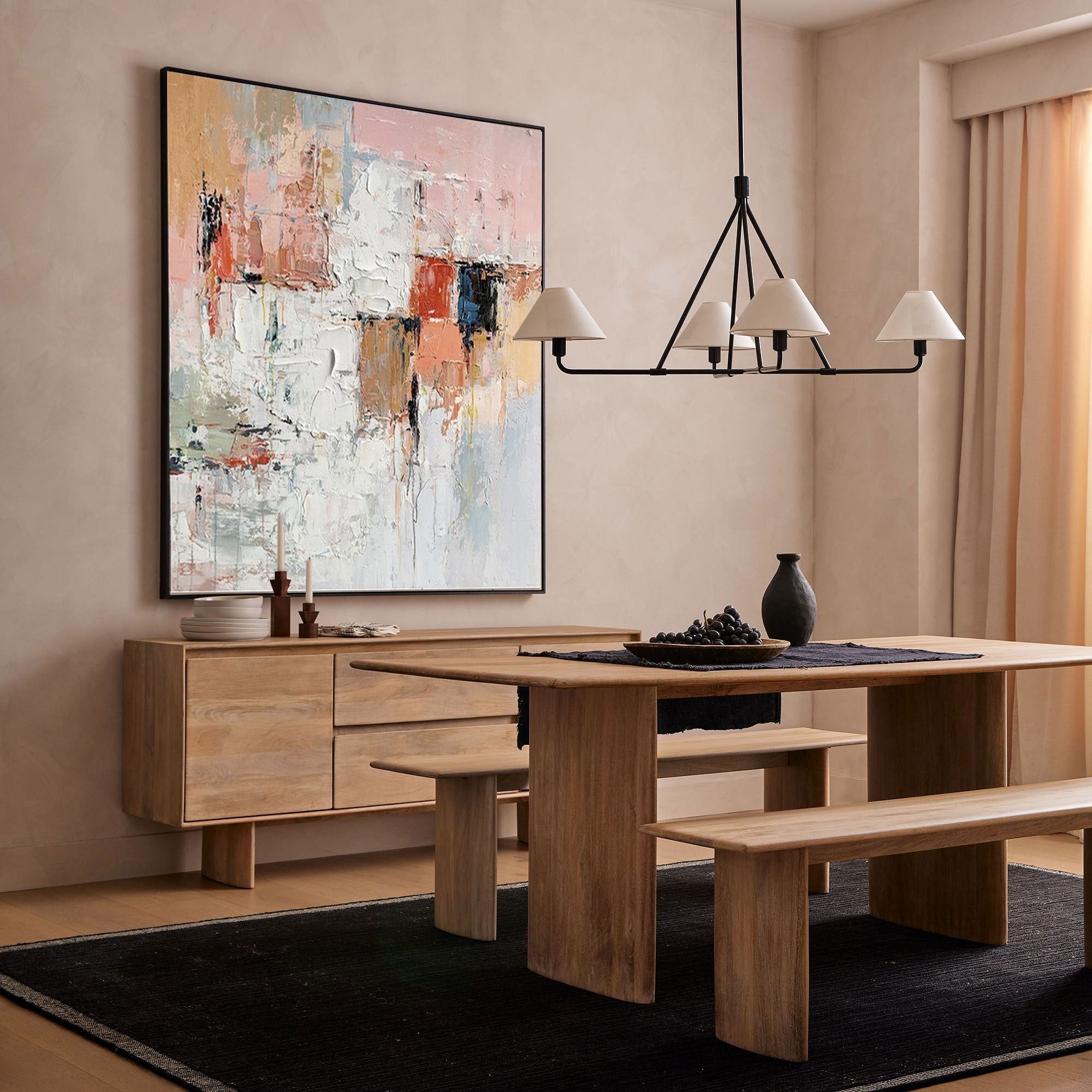 Aero Abstract Wall Art | Handcrafted Geometric Canvas Prints 5