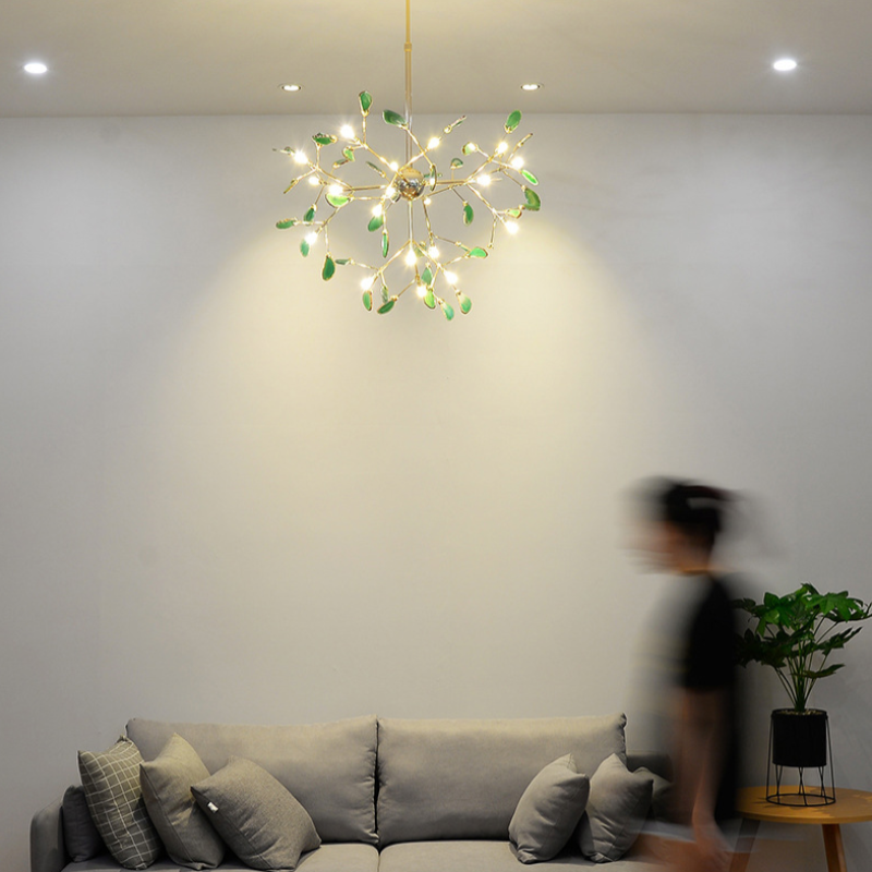 Aero Modern Chandelier | Colorful Metal Design for Bedroom and Living Room 11