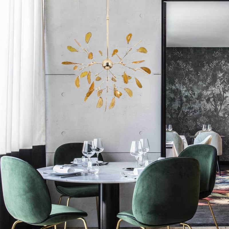 Aero Modern Chandelier | Colorful Metal Design for Bedroom and Living Room 15