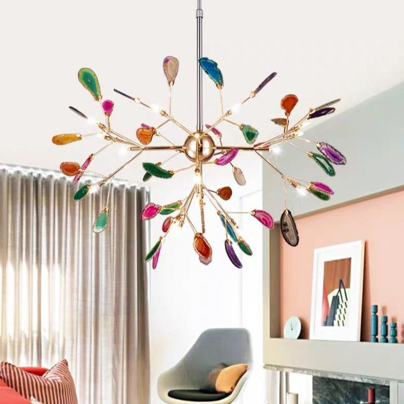 Aero Modern Chandelier | Colorful Metal Design for Bedroom and Living Room 2