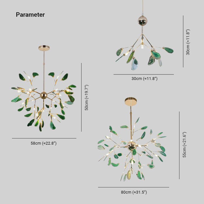 Aero Modern Chandelier | Colorful Metal Design for Bedroom and Living Room 4