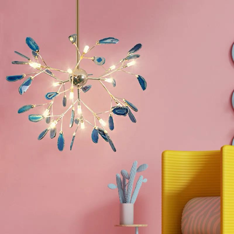 Aero Modern Chandelier | Colorful Metal Design for Bedroom and Living Room 5