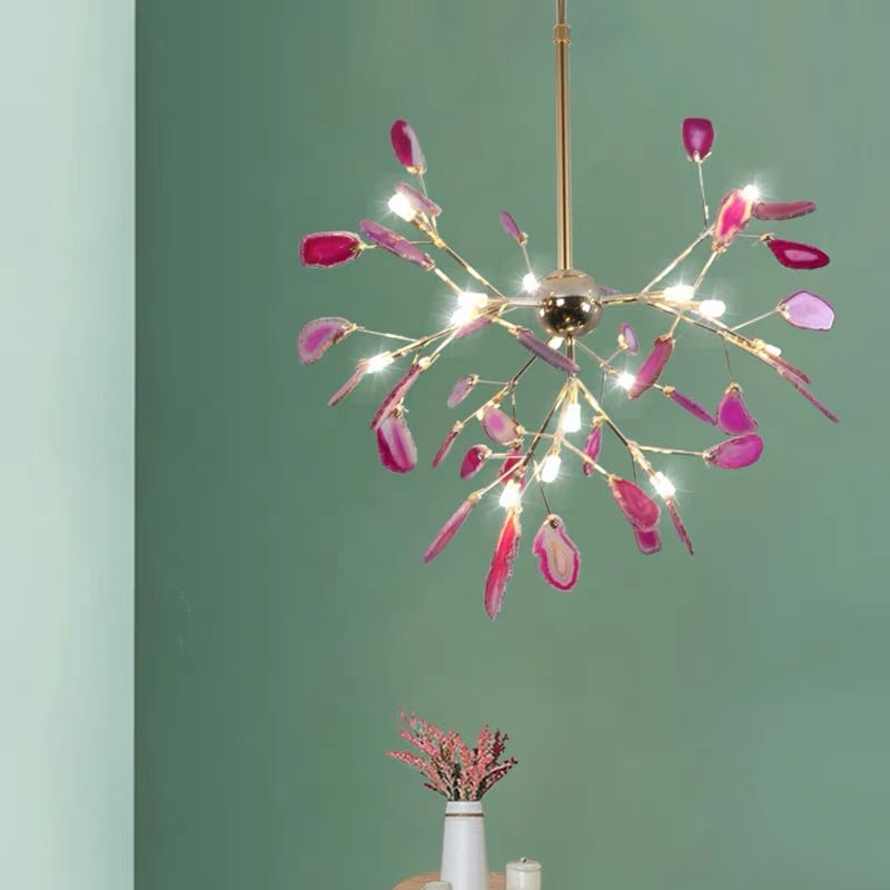 Aero Modern Chandelier | Colorful Metal Design for Bedroom and Living Room 7