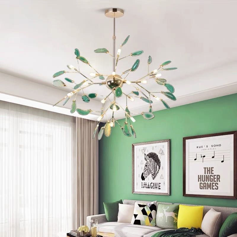 Aero Modern Chandelier | Colorful Metal Design for Bedroom and Living Room 8