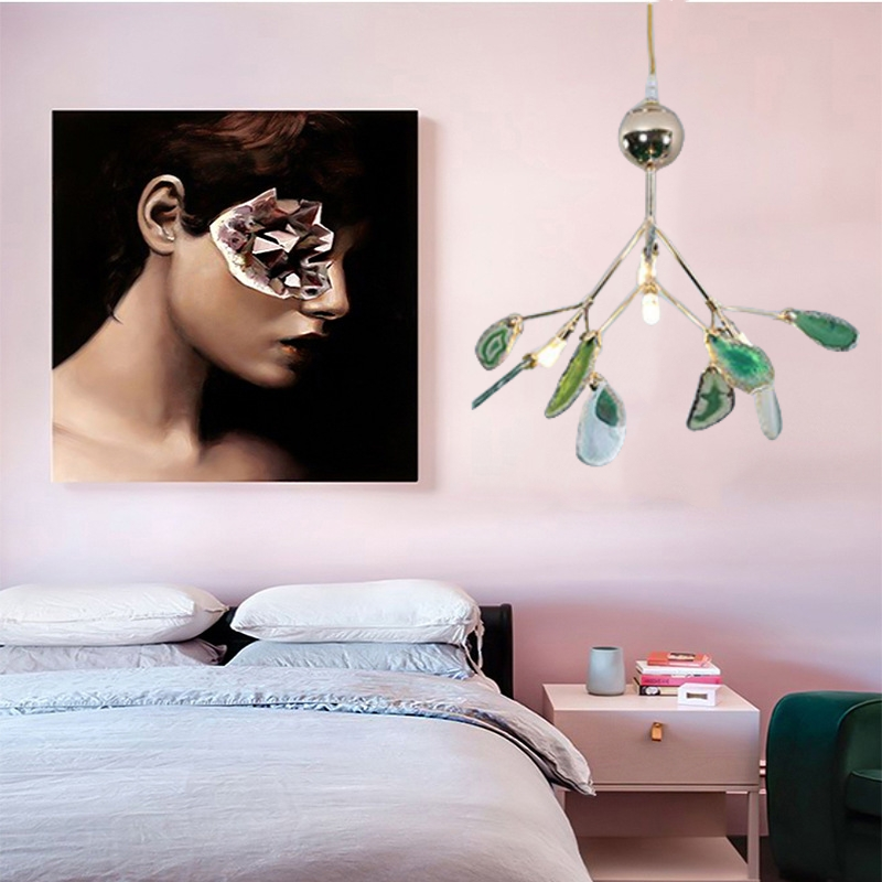 Aero Modern Chandelier | Colorful Metal Design for Bedroom and Living Room 9