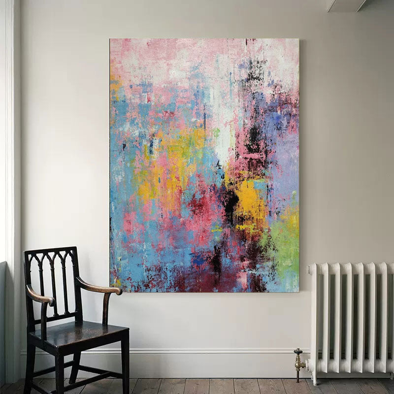 Aura Abstract Canvas Art | Handcrafted Colorful Wall Decor 0
