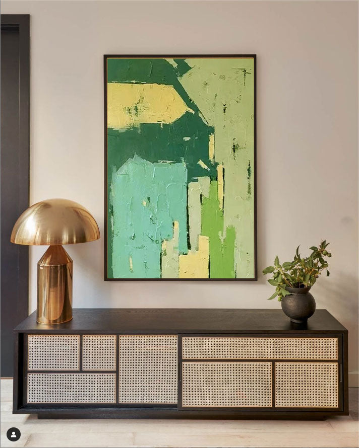 Aura Abstract Wall Art | Handcrafted Canvas Prints, Vibrant Design 4