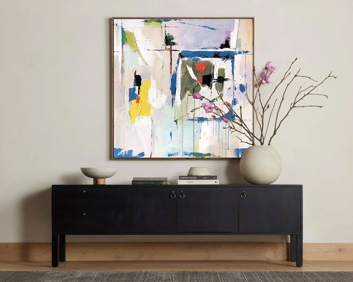 Aura Large Wall Art | Handcrafted Abstract Canvas Prints 4