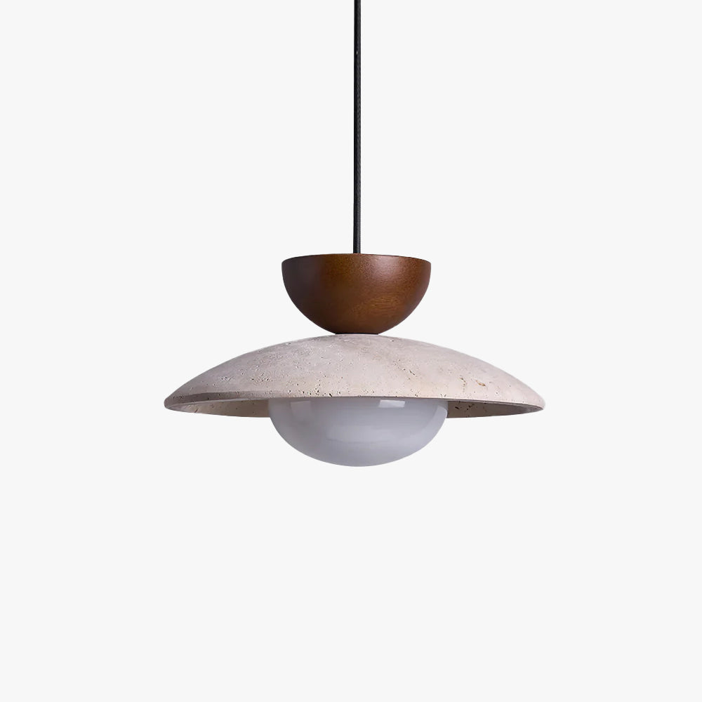 Cleo Pendant Light | Wood and Glass Design for Kitchen and Living Room 1