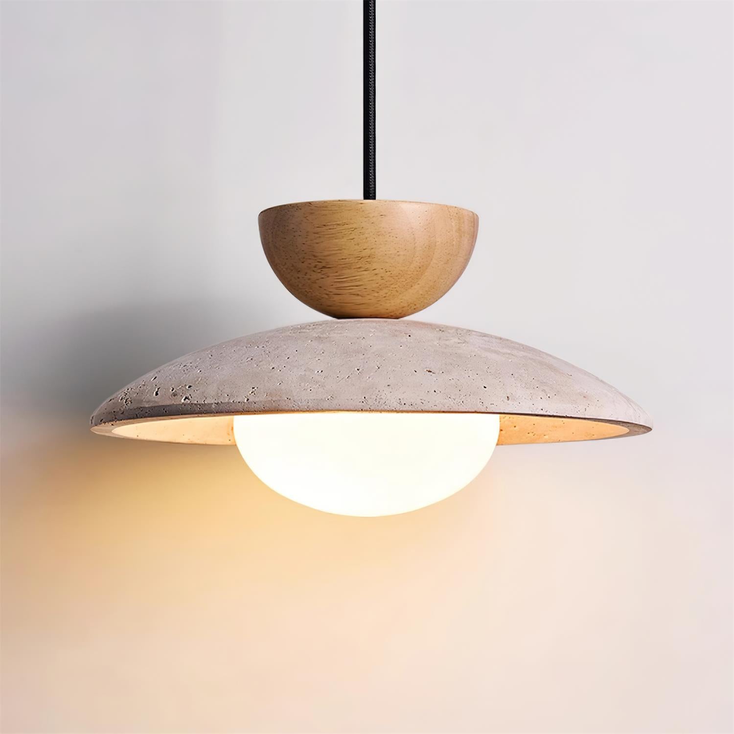 Cleo Pendant Light | Wood and Glass Design for Kitchen and Living Room 8