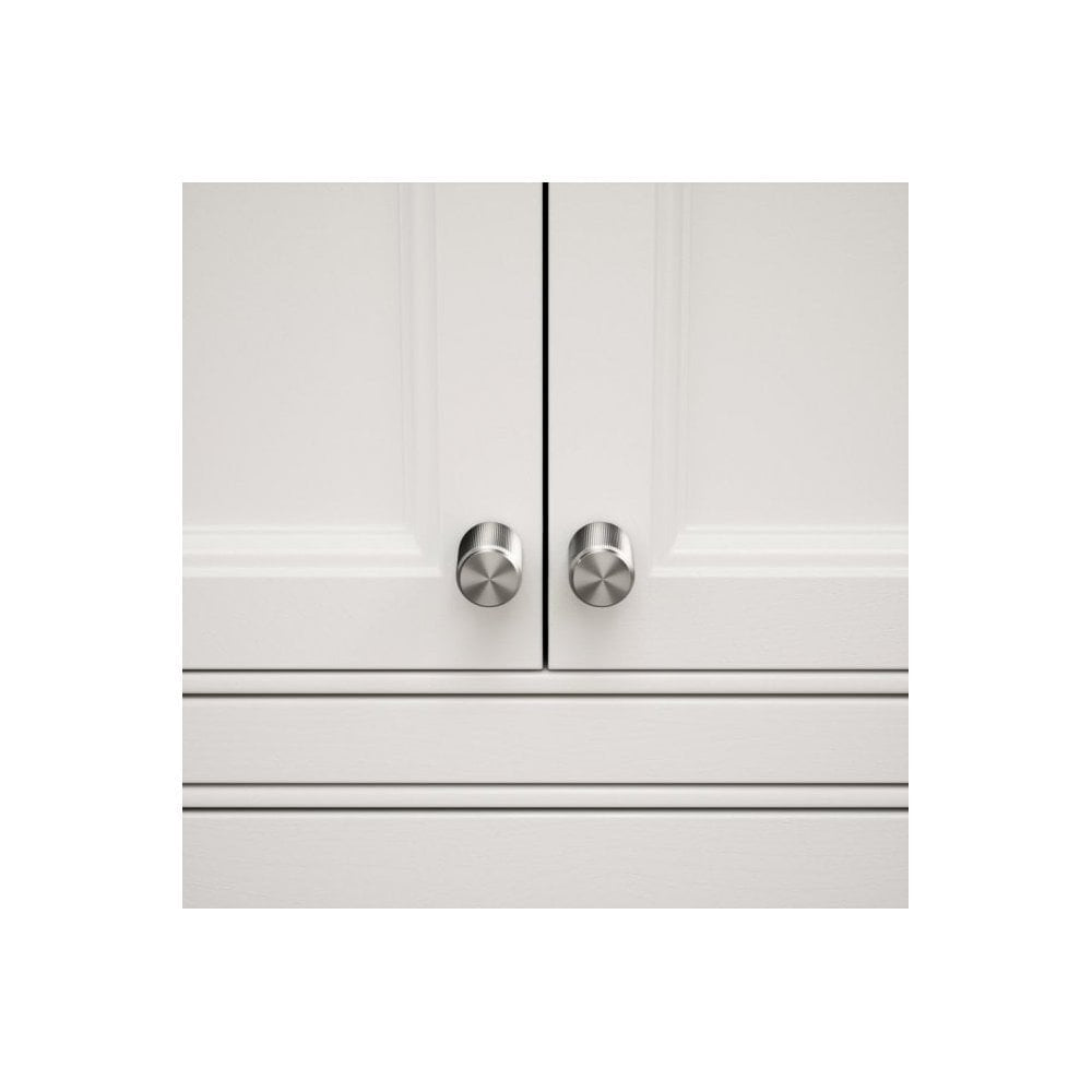 Dali Fluted Knob - Brushed Stainless Steel
