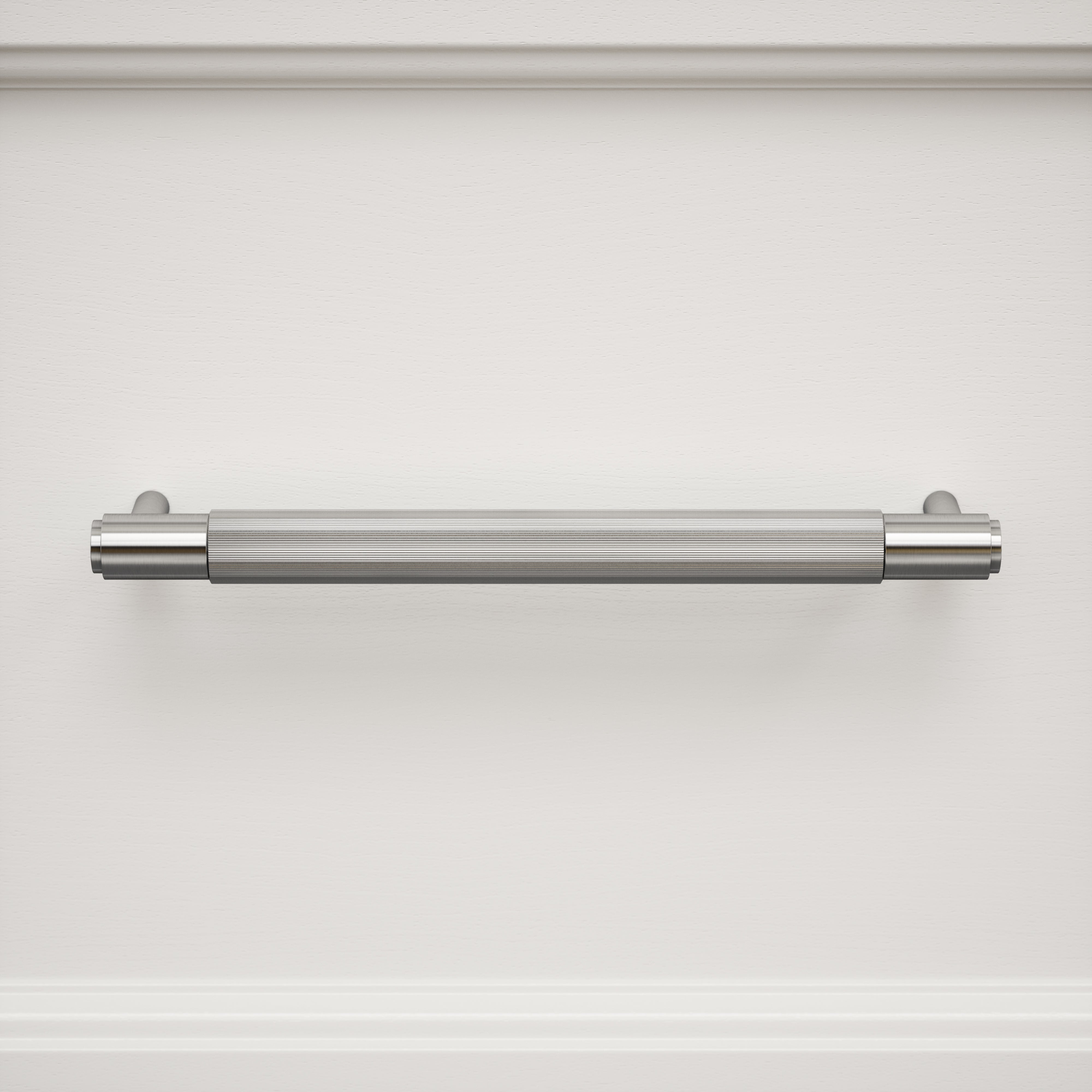 Dali Fluted Pull Bar - Brushed Stainless Steel