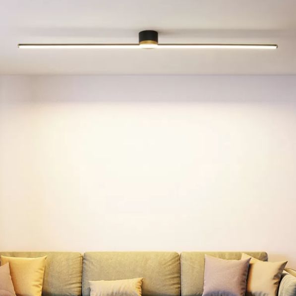 Erix Flush Mount Ceiling Light | Modern Linear Design, LED Fixture for Bedroom and Living Room 4
