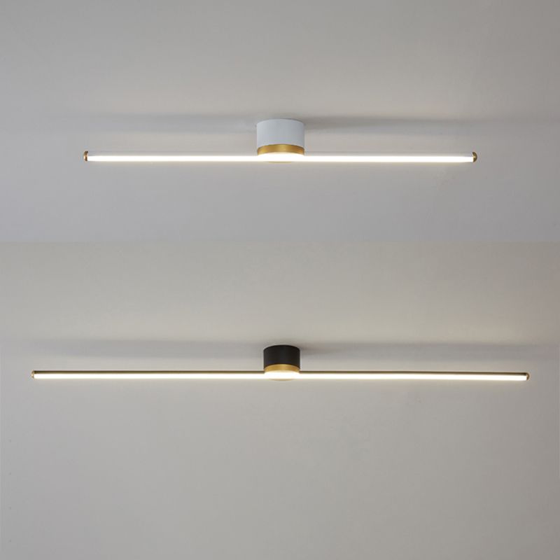 Erix Flush Mount Ceiling Light | Modern Linear Design, LED Fixture for Bedroom and Living Room 7