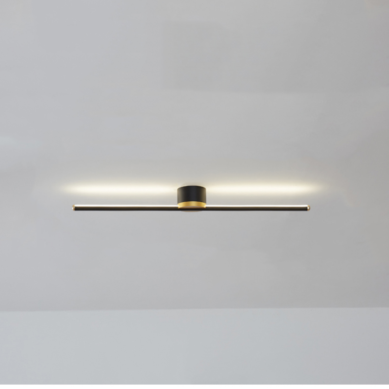 Erix Flush Mount Ceiling Light | Modern Linear Design, LED Fixture for Bedroom and Living Room 8