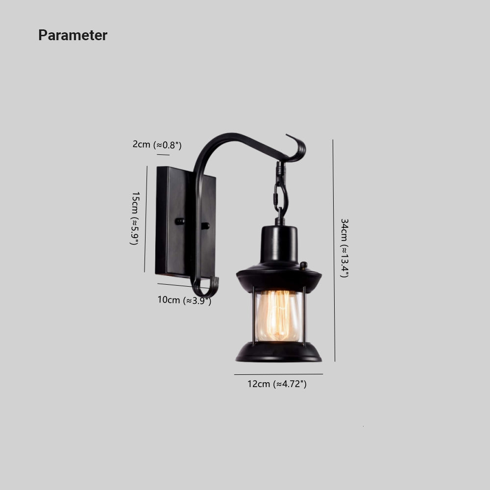 Etra Wall Sconce | Industrial Retro Metal Design, Hardwired Indoor Lighting 5