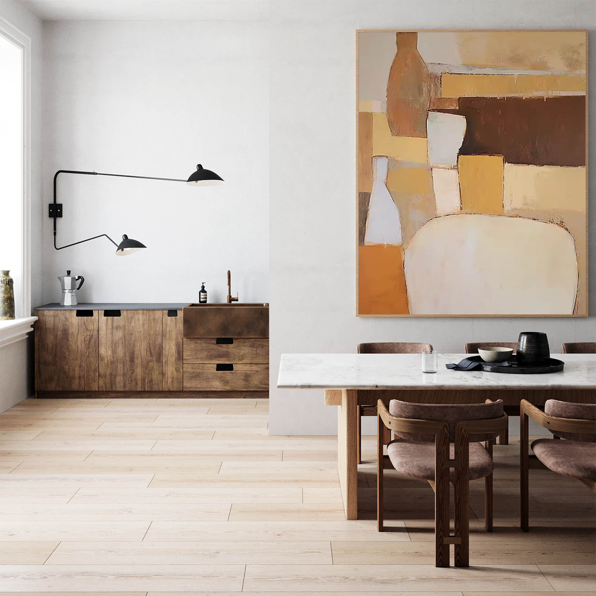Gemo Canvas Art | Handcrafted Geometric Abstract Wall Decor 7