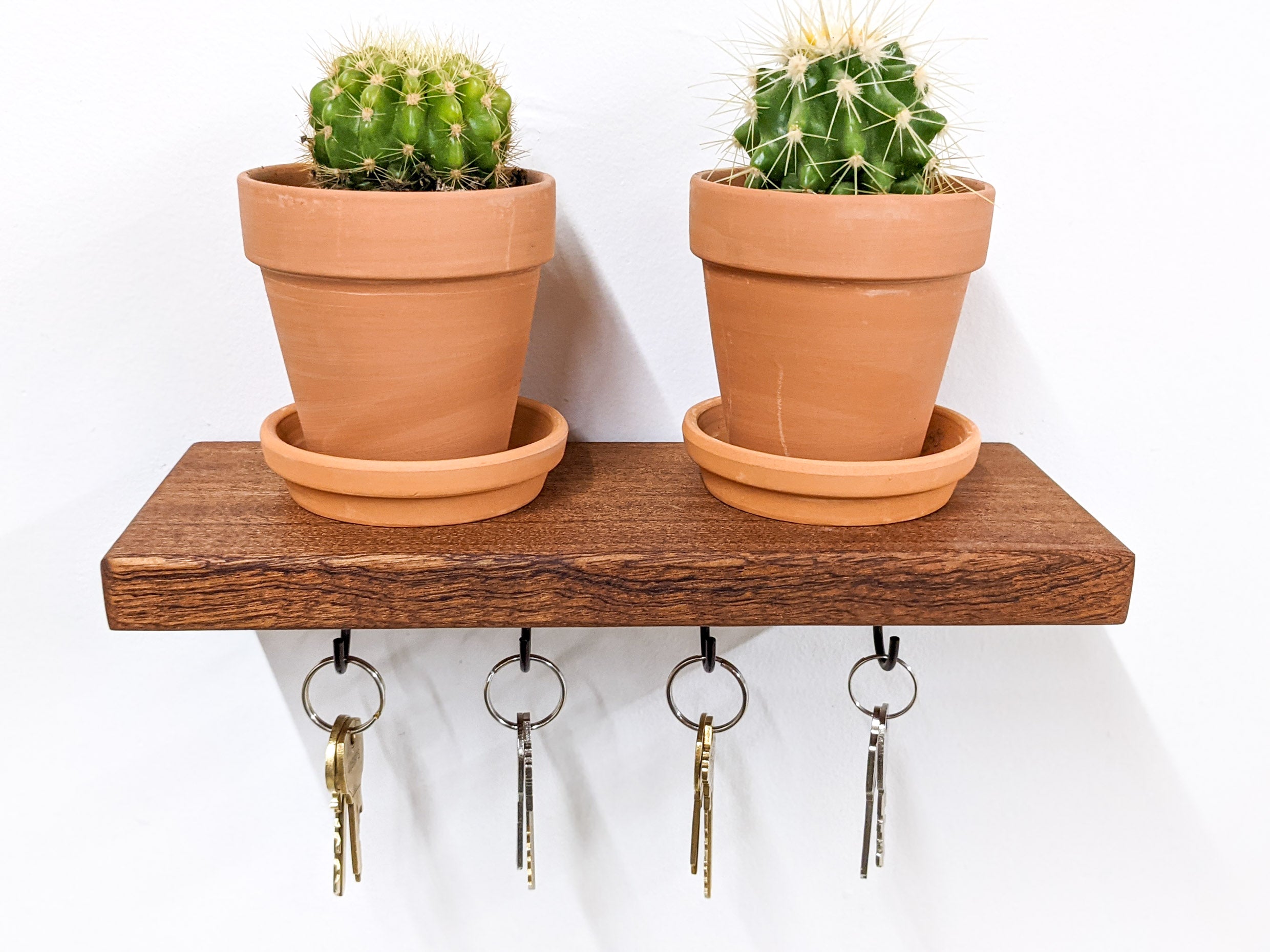 Koda Key Hook Shelf | Custom Oak Design 6