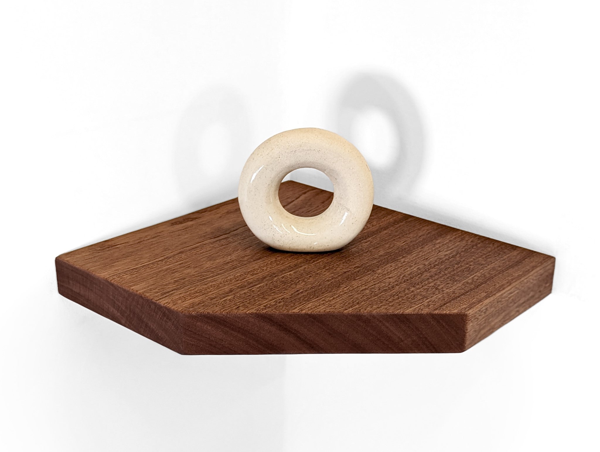 Maho Floating Shelf | Handcrafted Mahogany, Minimalist Design 1