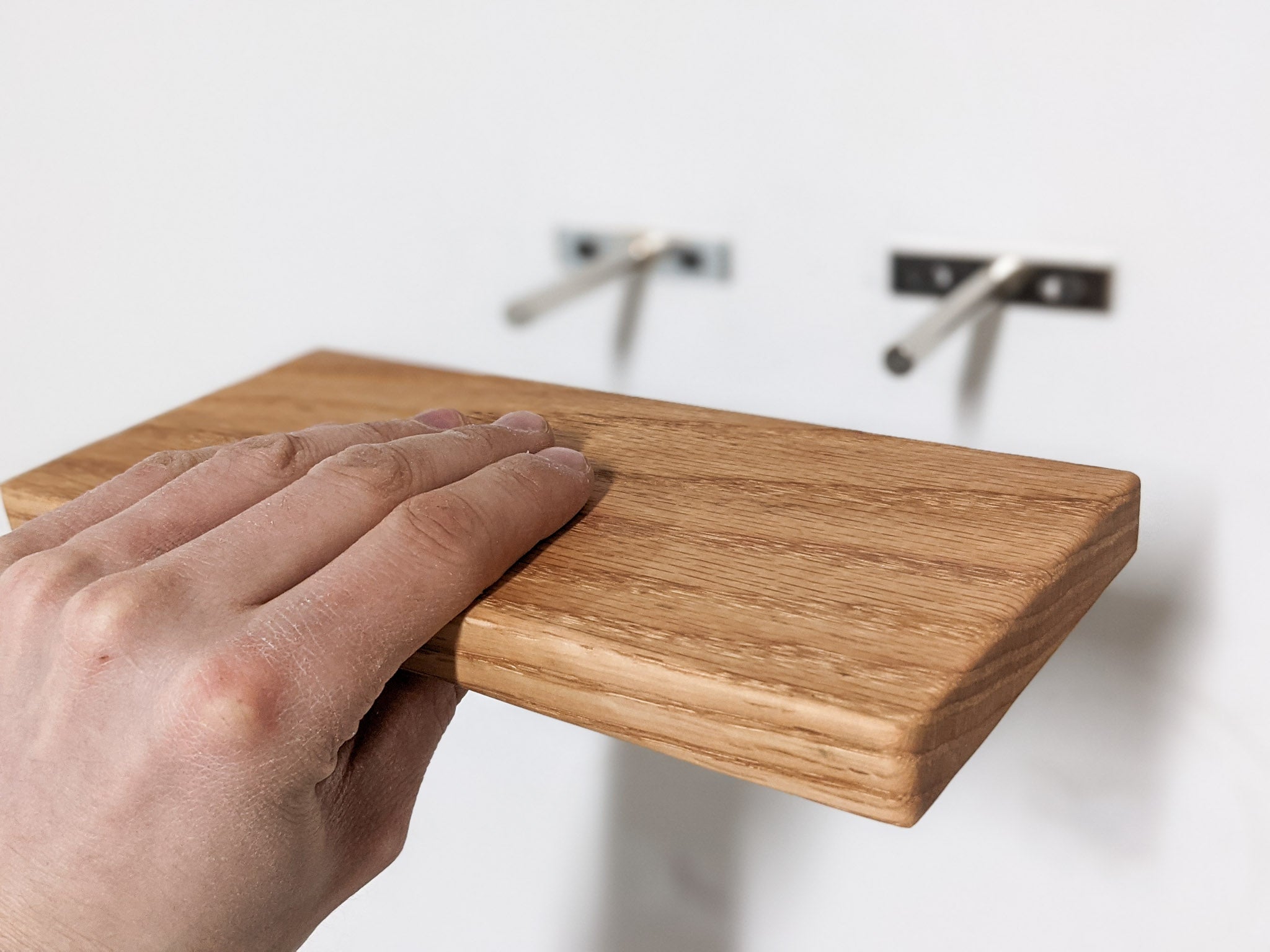 Maven Floating Shelf | Mahogany Wood, Minimalist Design, 6 to 36 Length 8