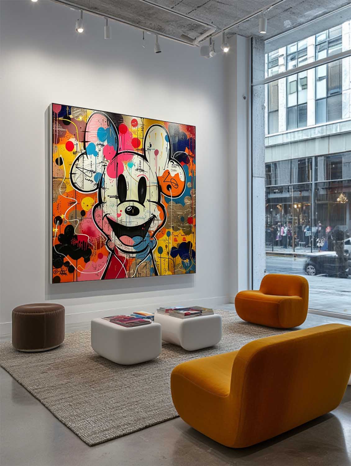 Milo Canvas Prints | Hand-Painted Pop Art Graffiti 7