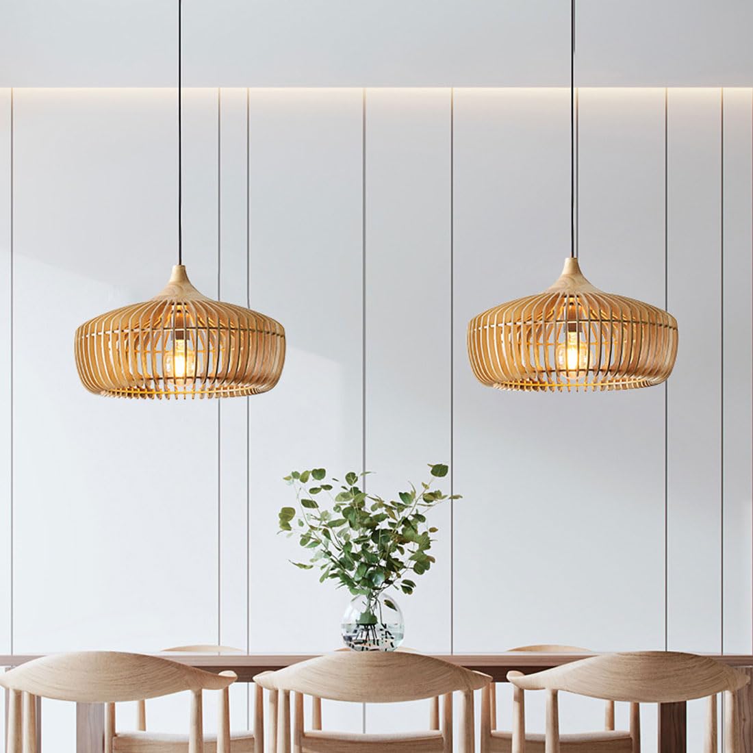 Muto Pendant Light | Wooden Dome Design 0
