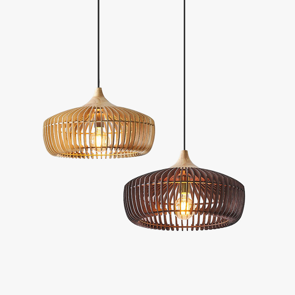 Muto Pendant Light | Wooden Dome Design 1