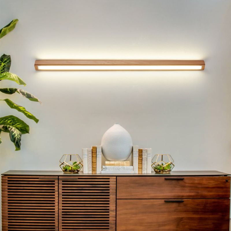 Muto Wall Lamp | Wooden Design, Modern Acrylic Sconce Lighting 2