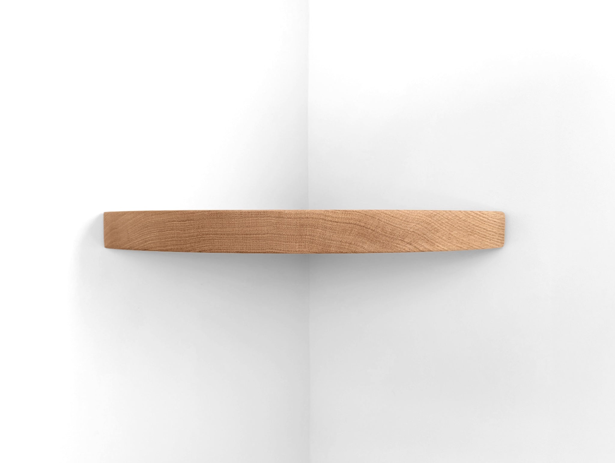 Nook Corner Shelf Unit | Solid Mahogany with Cord Hole 5