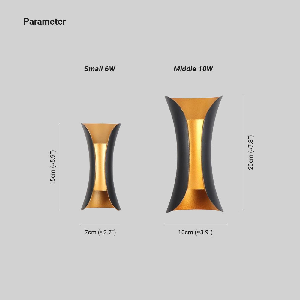 Noxon Outdoor Wall Lamp | IP65 Waterproof, Modern LED Lighting 6