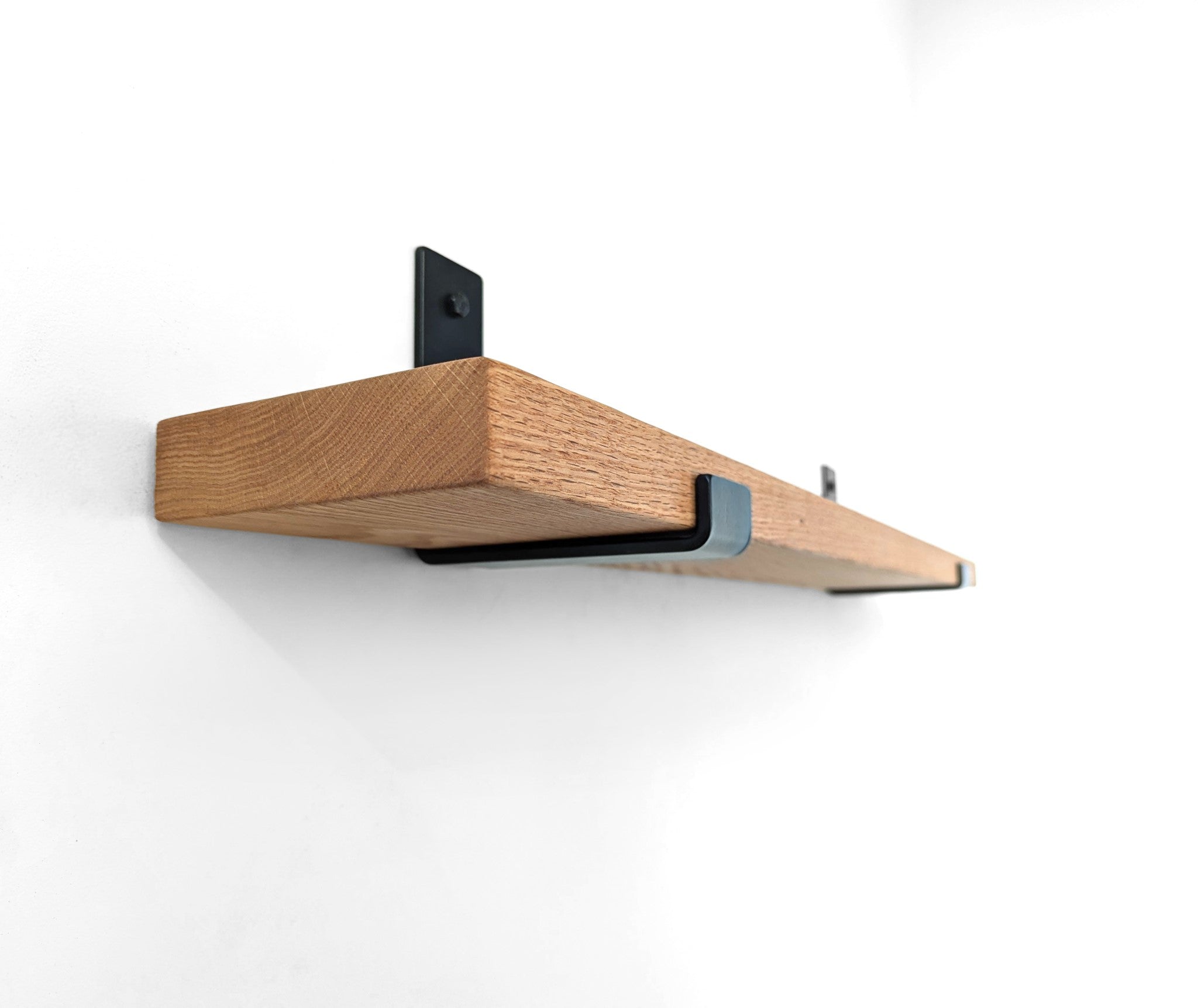 Oaken Shelf | Thick Design with Steel Brackets 6