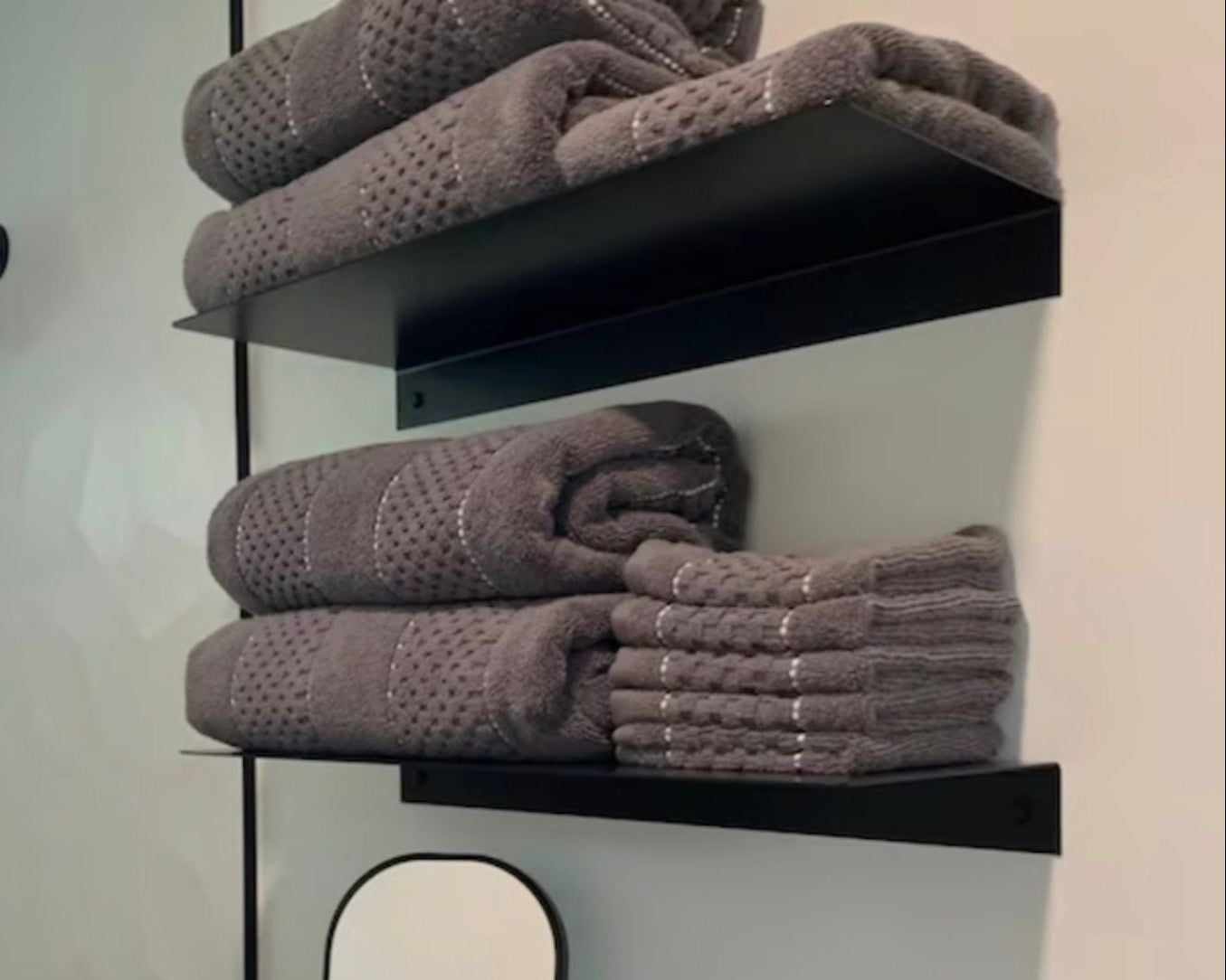 Pura Bathroom Shelf | Durable 14 Gauge Steel, Over The Toilet Storage 0
