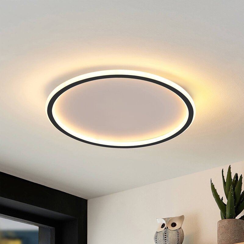 Quasso Flush Mount Ceiling Light | Modern LED Fixture, Dimmable, Round Design 8