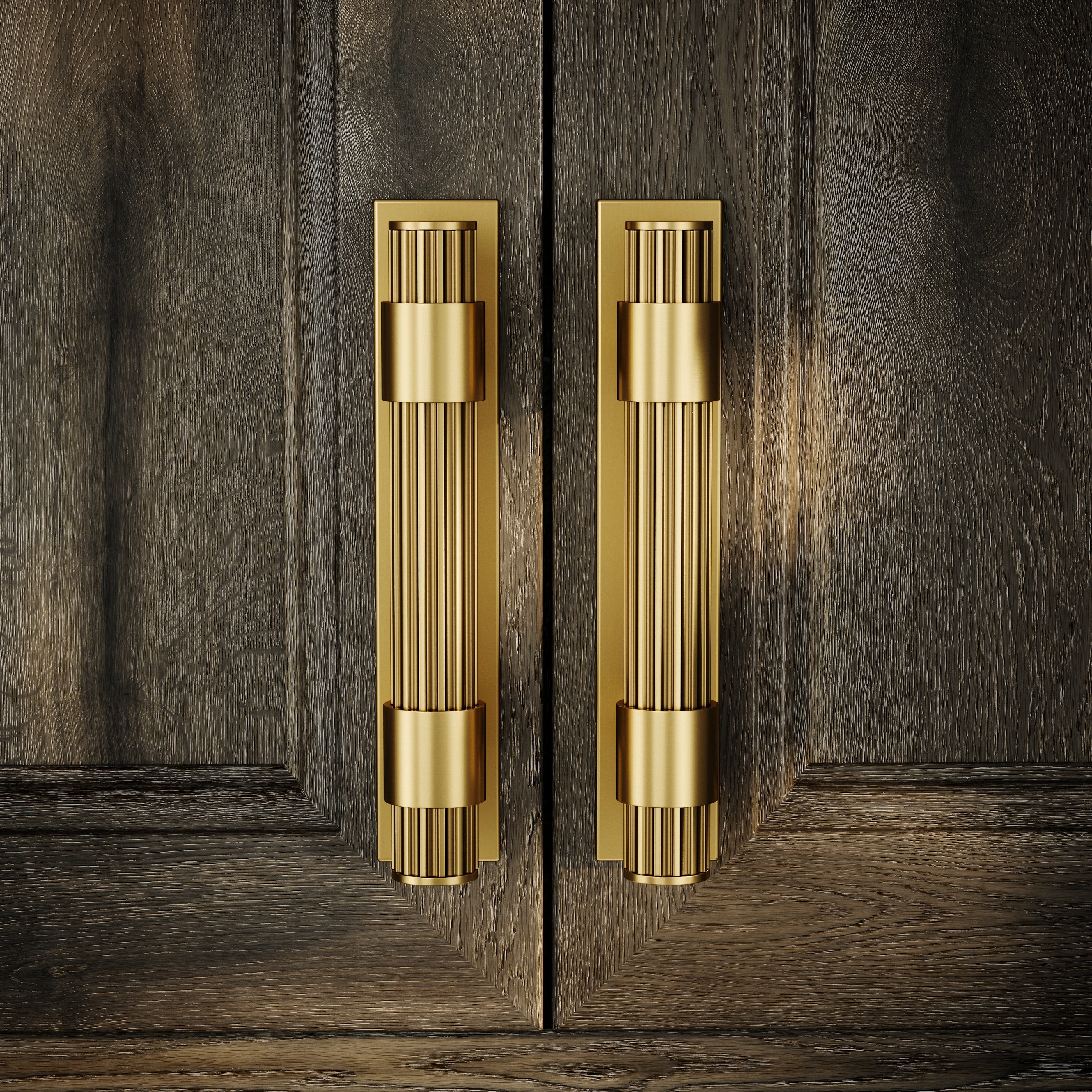 Rola Pull Bar Handle | Brushed Gold, 150mm 1