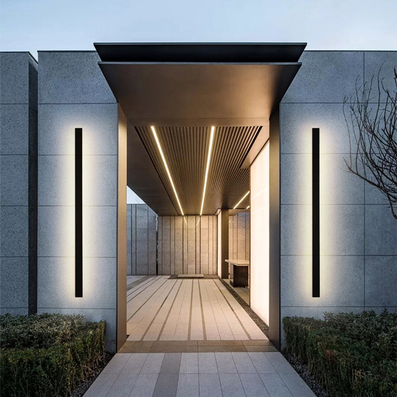 Silex Outdoor Wall Lights | IP65 Rated, Sleek Black Design for Garden and Corridor 0