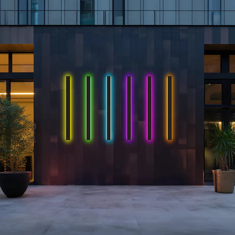 Silex Outdoor Wall Lights | IP65 Rated, Sleek Black Design for Garden and Corridor 15