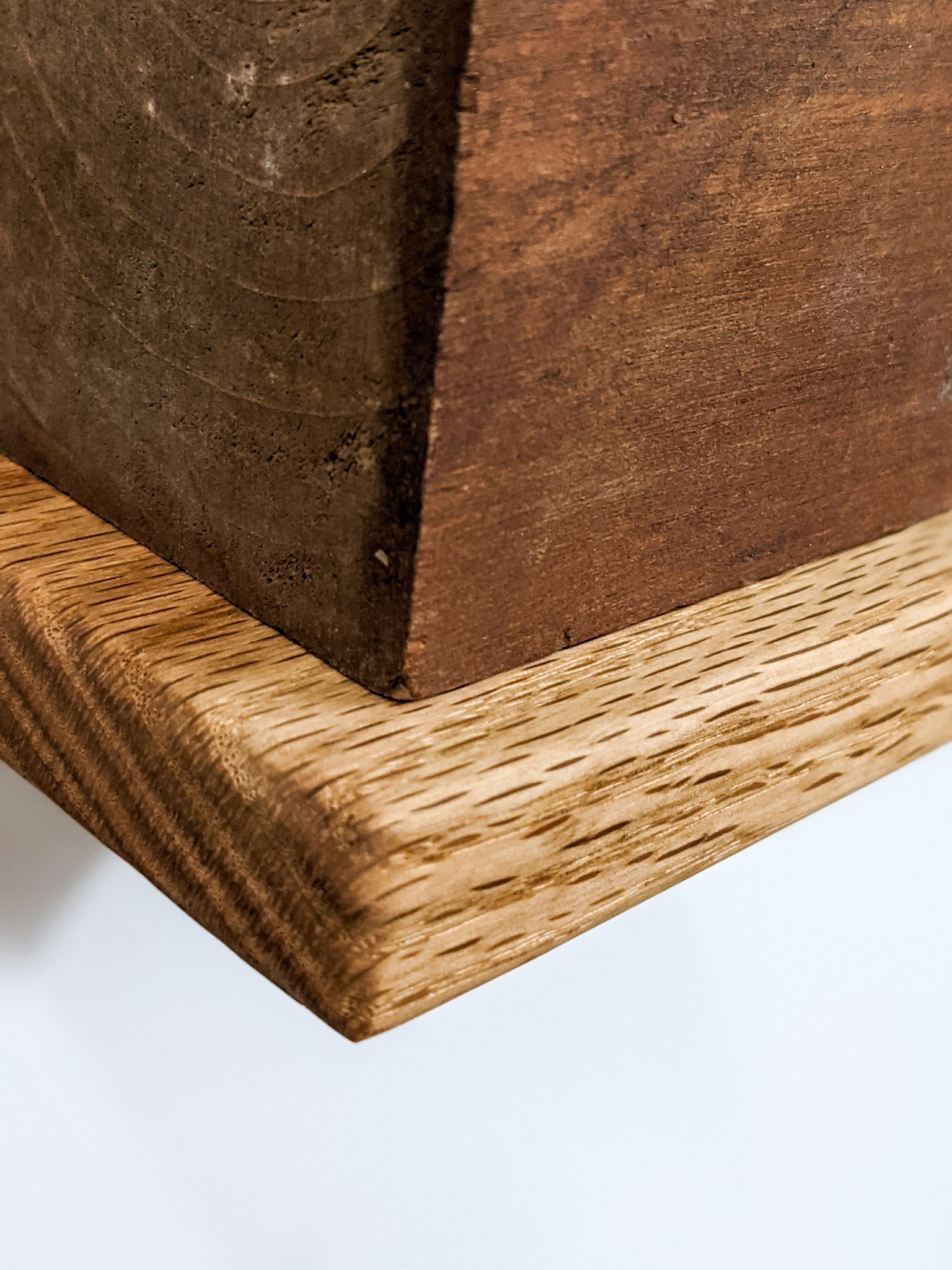 Sola Square Shelf | Handcrafted Oak Display 3