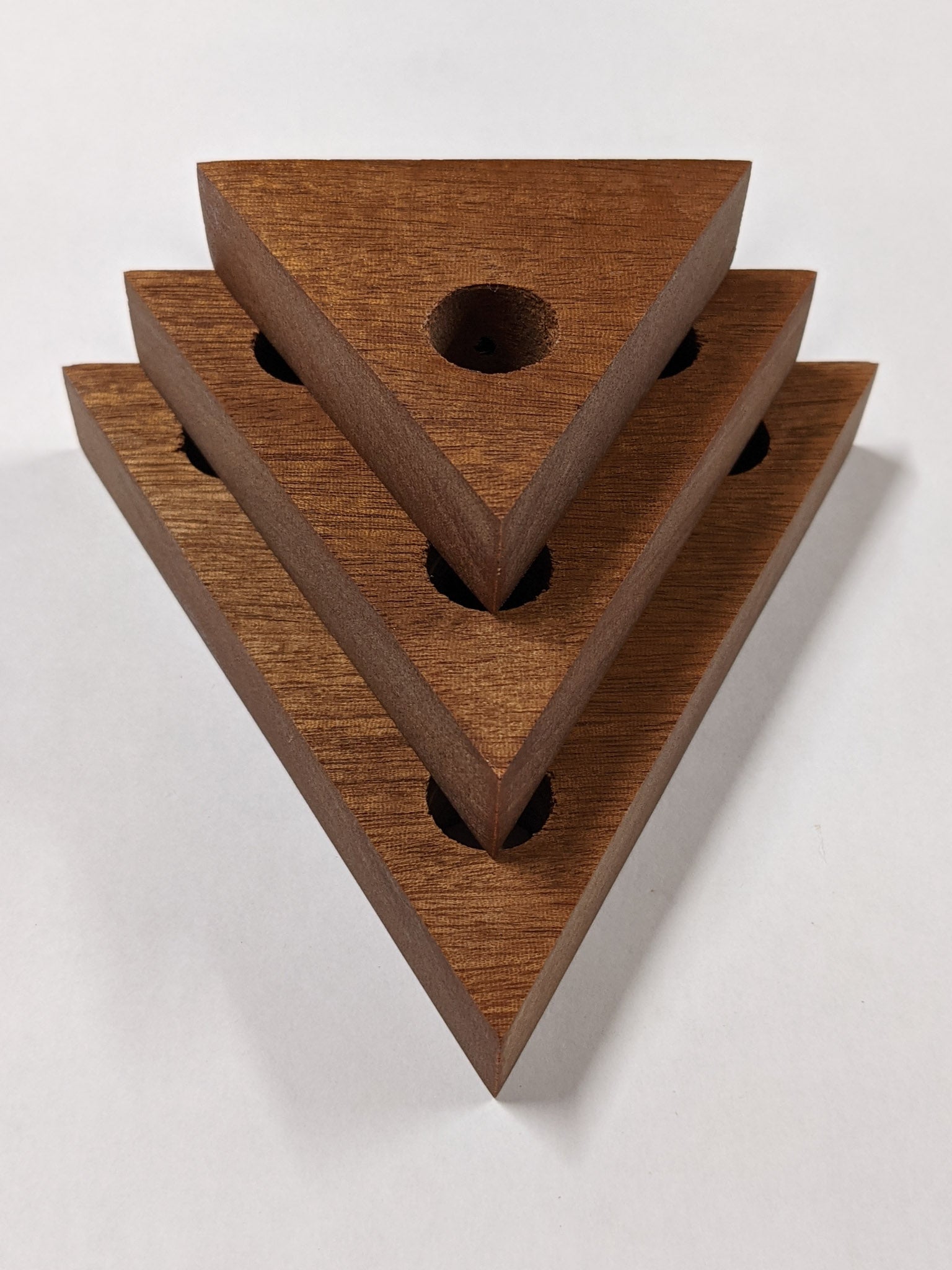 Trellis Plant Shelf | Premium Oak or Mahogany 7