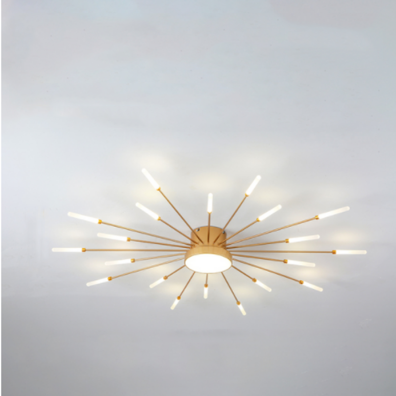 Wesley Flush Mount Ceiling Light | Elegant LED Design in Black or Gold 6