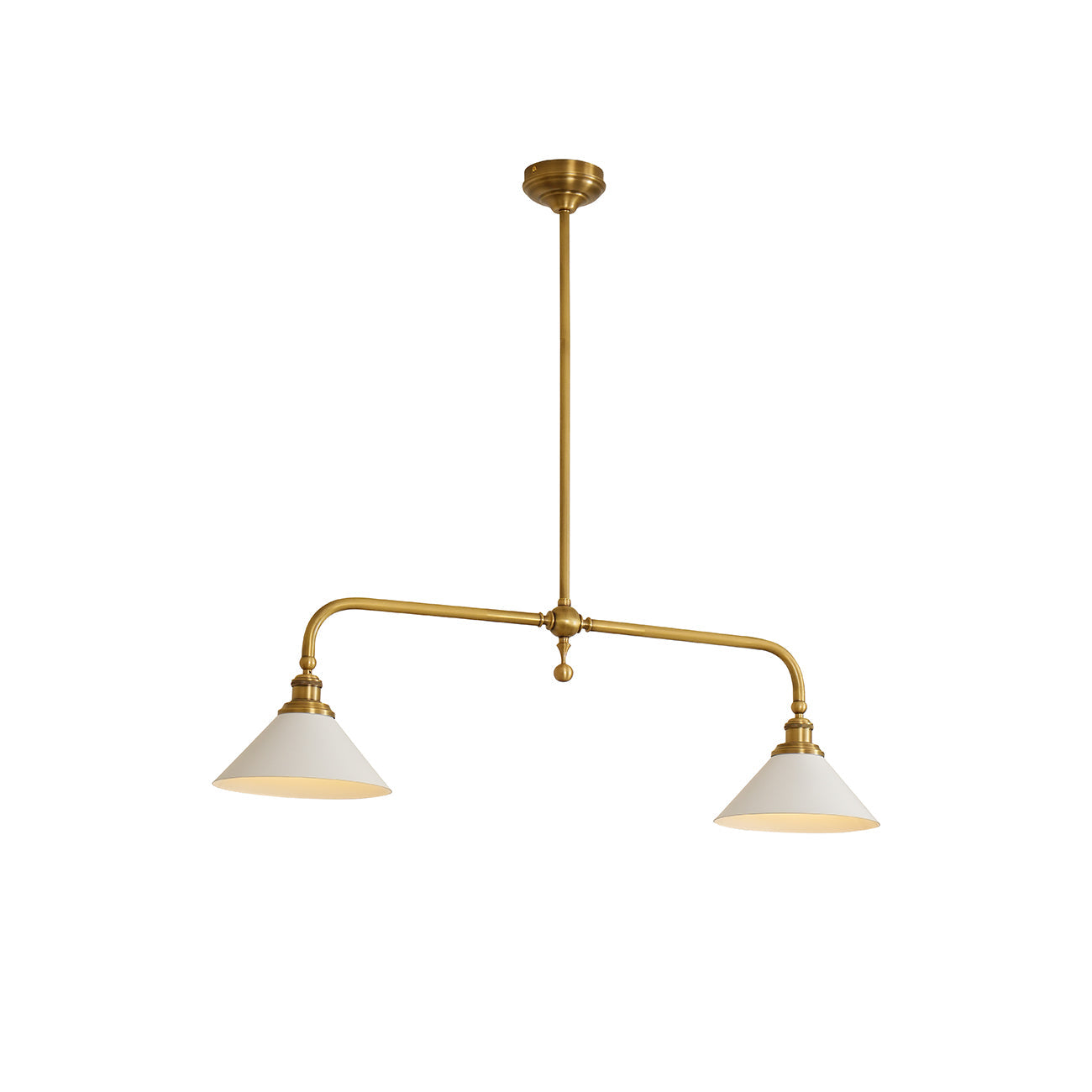 Zyra Vintage Pendant Light | Elegant White Glass Shade for Kitchen Pendant Lighting 0