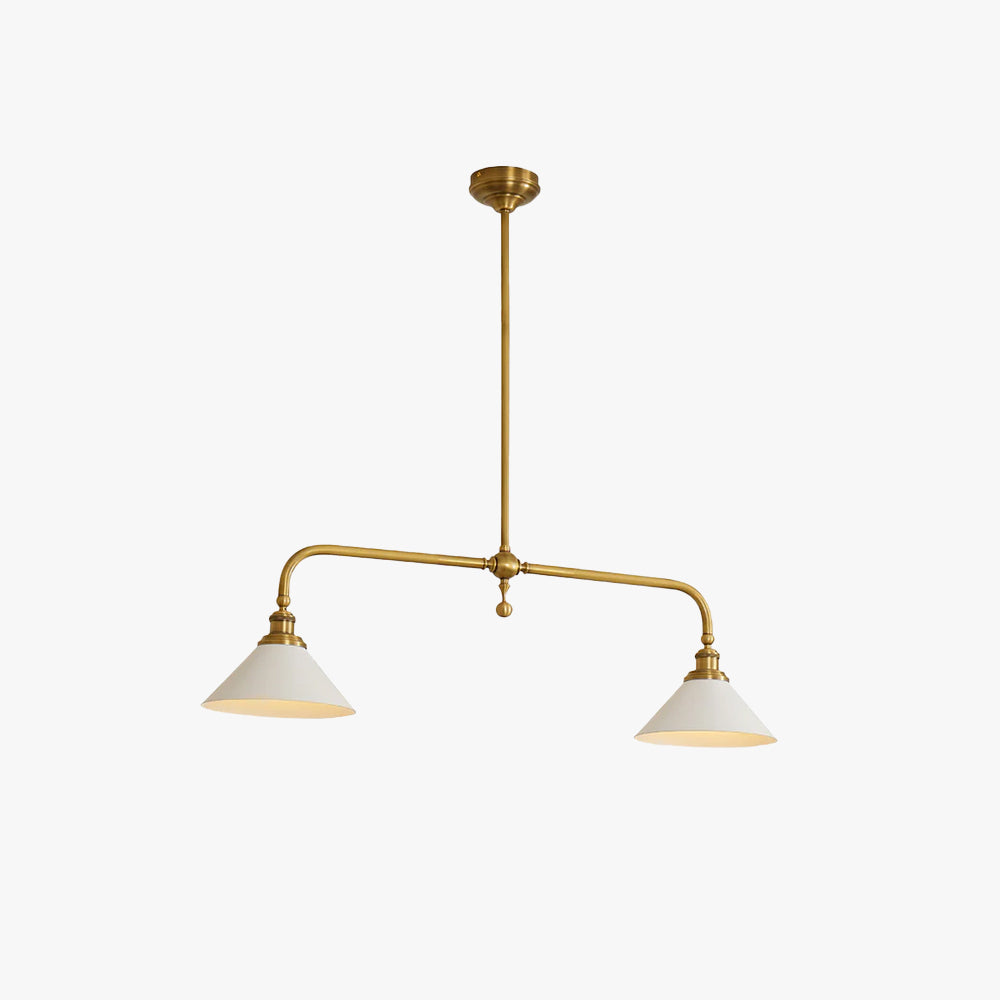 Zyra Vintage Pendant Light | Elegant White Glass Shade for Kitchen Pendant Lighting 1
