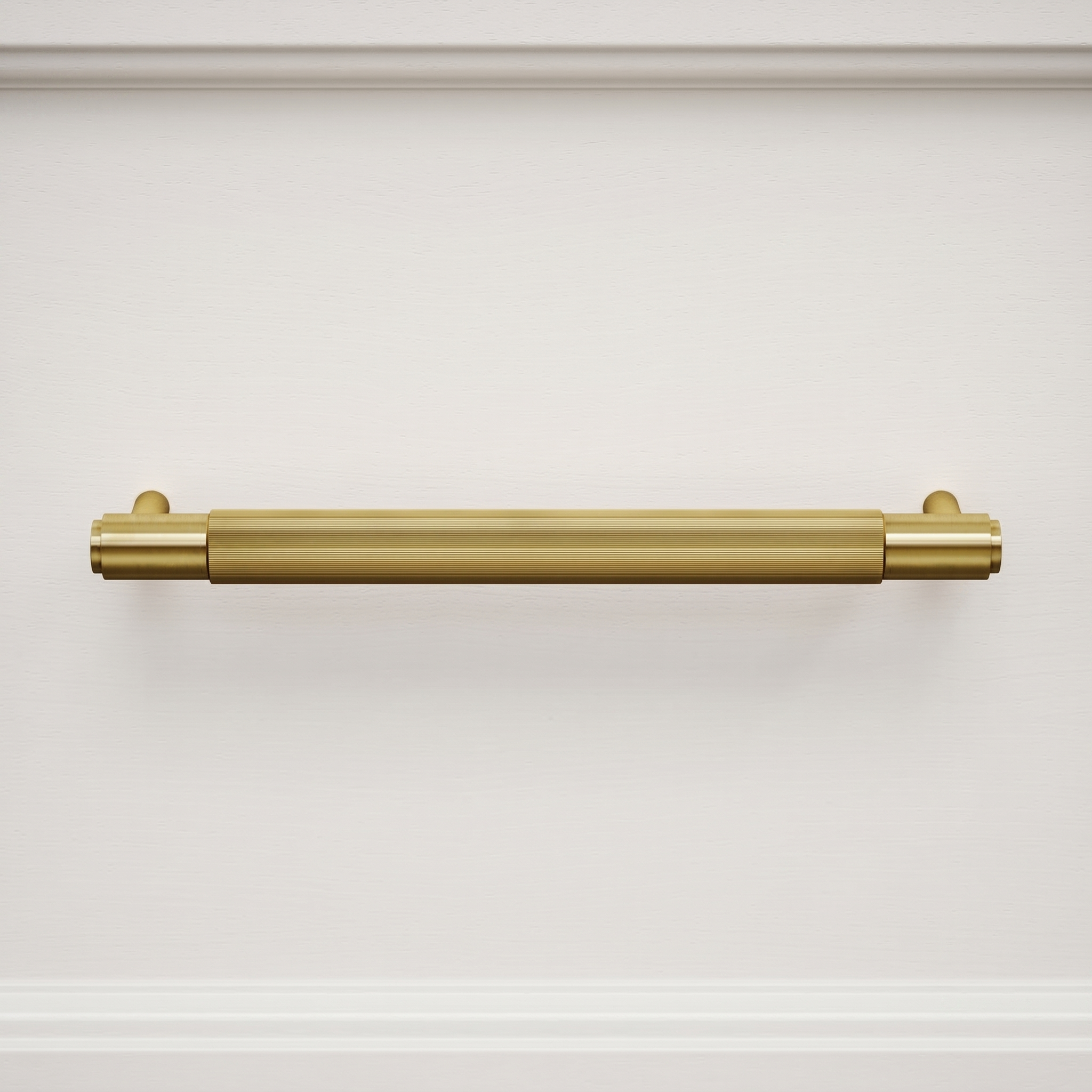Dali Pull Bar | Fluted Brushed Gold Finish 0