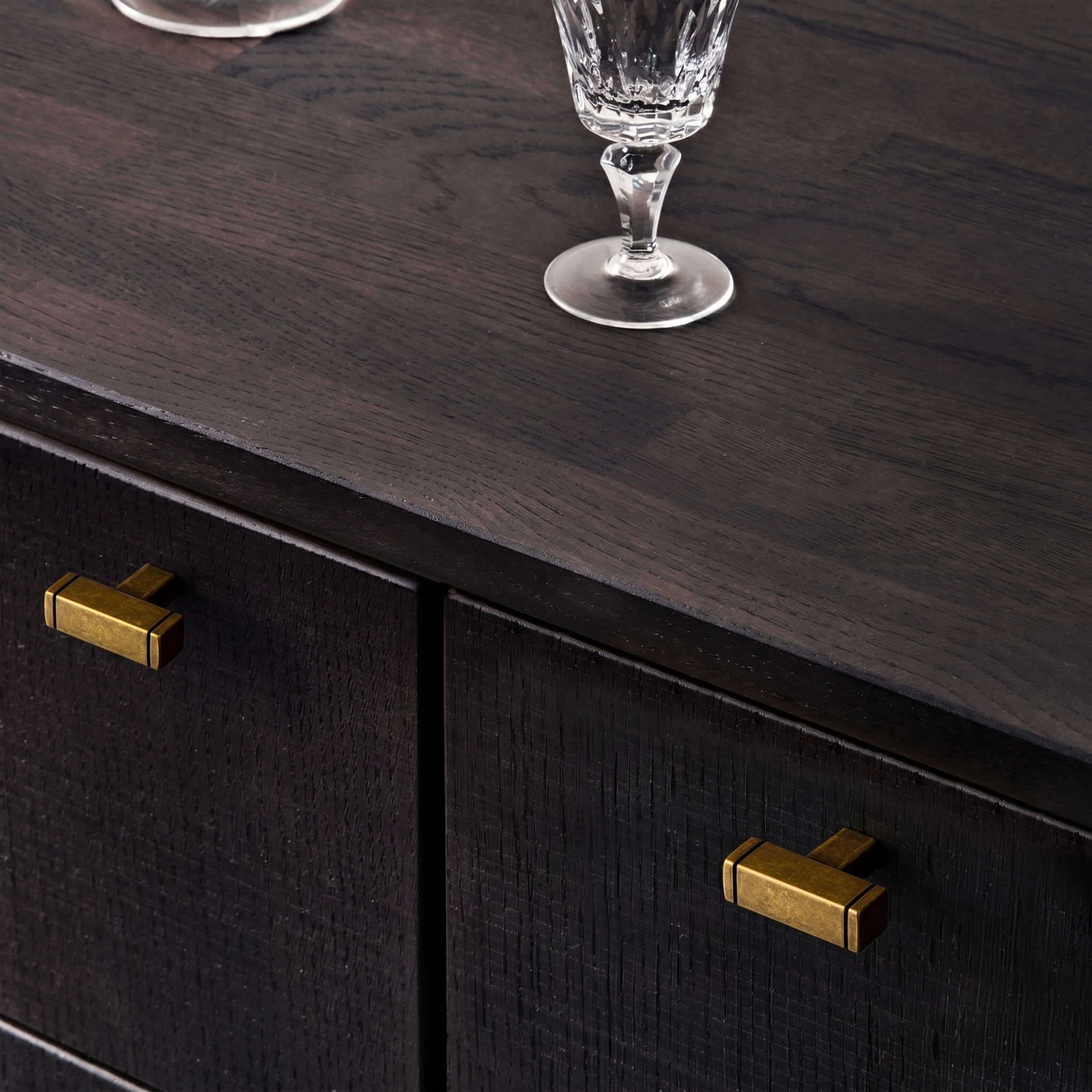 Bramble T-Bar Handle | Aged Bronze Finish, 46mm 5