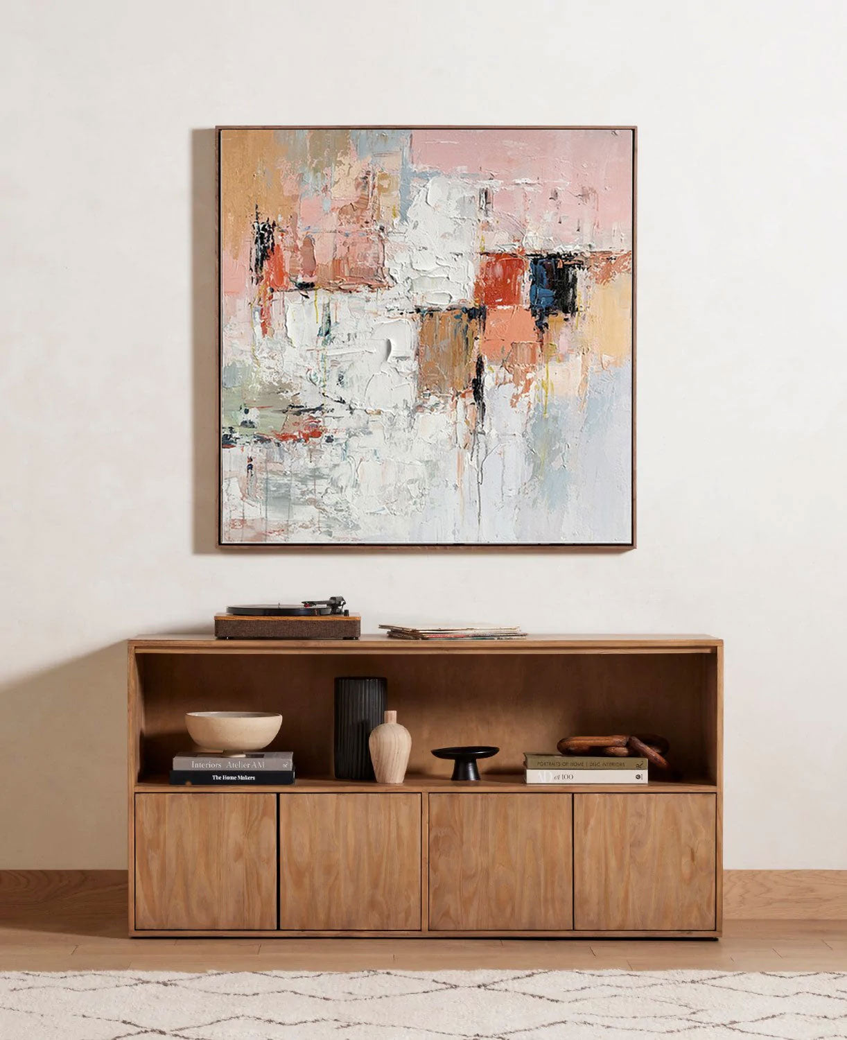 Aero Abstract Wall Art | Handcrafted Geometric Canvas Prints 2