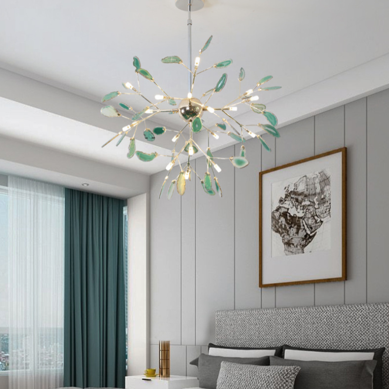 Aero Modern Chandelier | Colorful Metal Design for Bedroom and Living Room 10