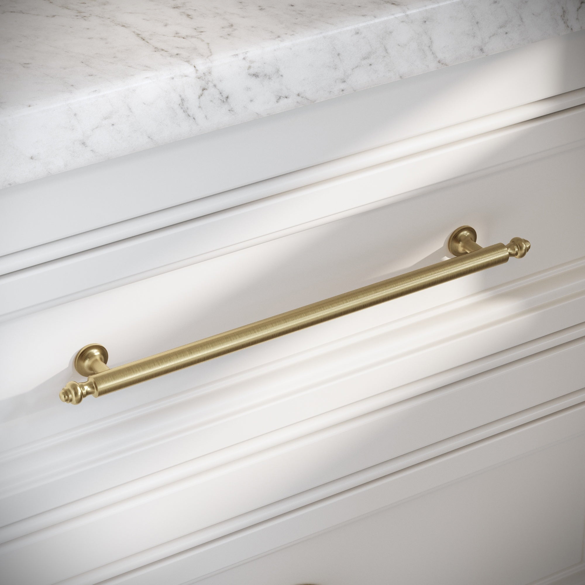 Aston Cabinet Handle | Brushed Gold, 280mm 2