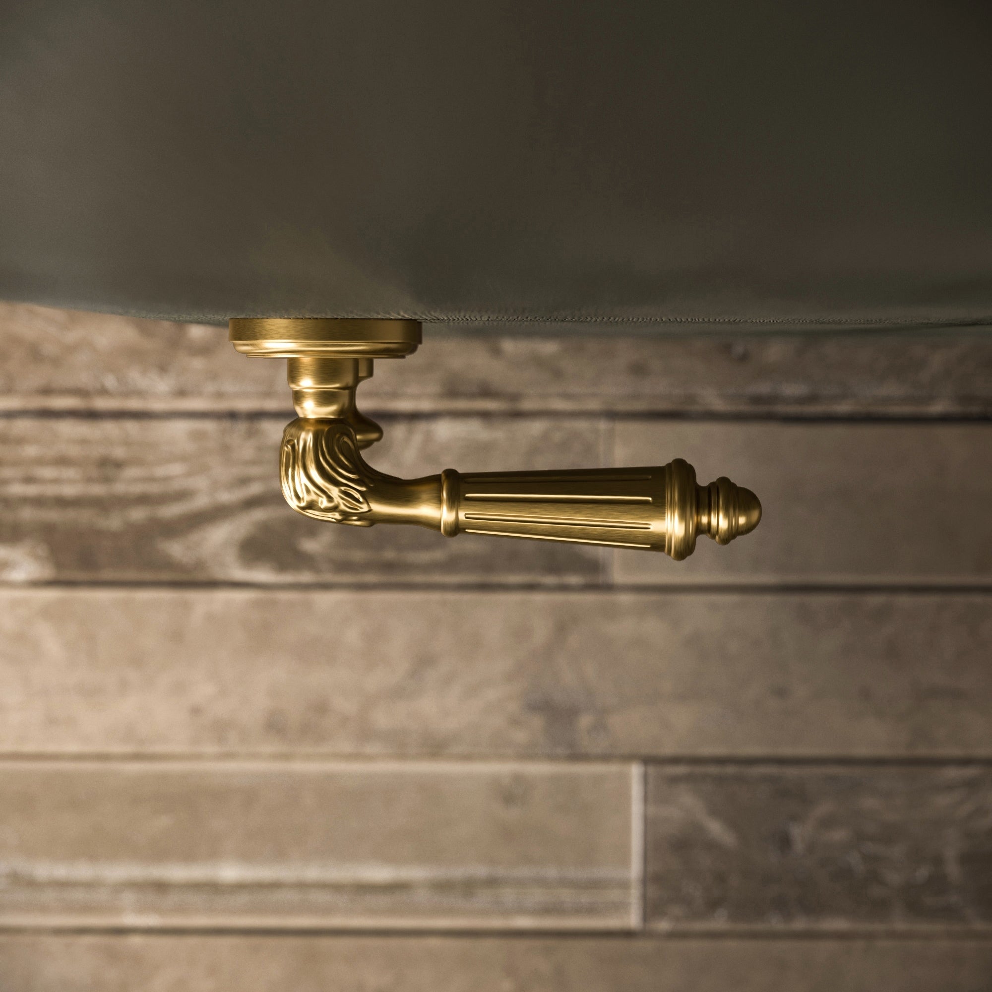 Aston Door Latch | Brushed Gold Thumbturn for Internal Doors 2
