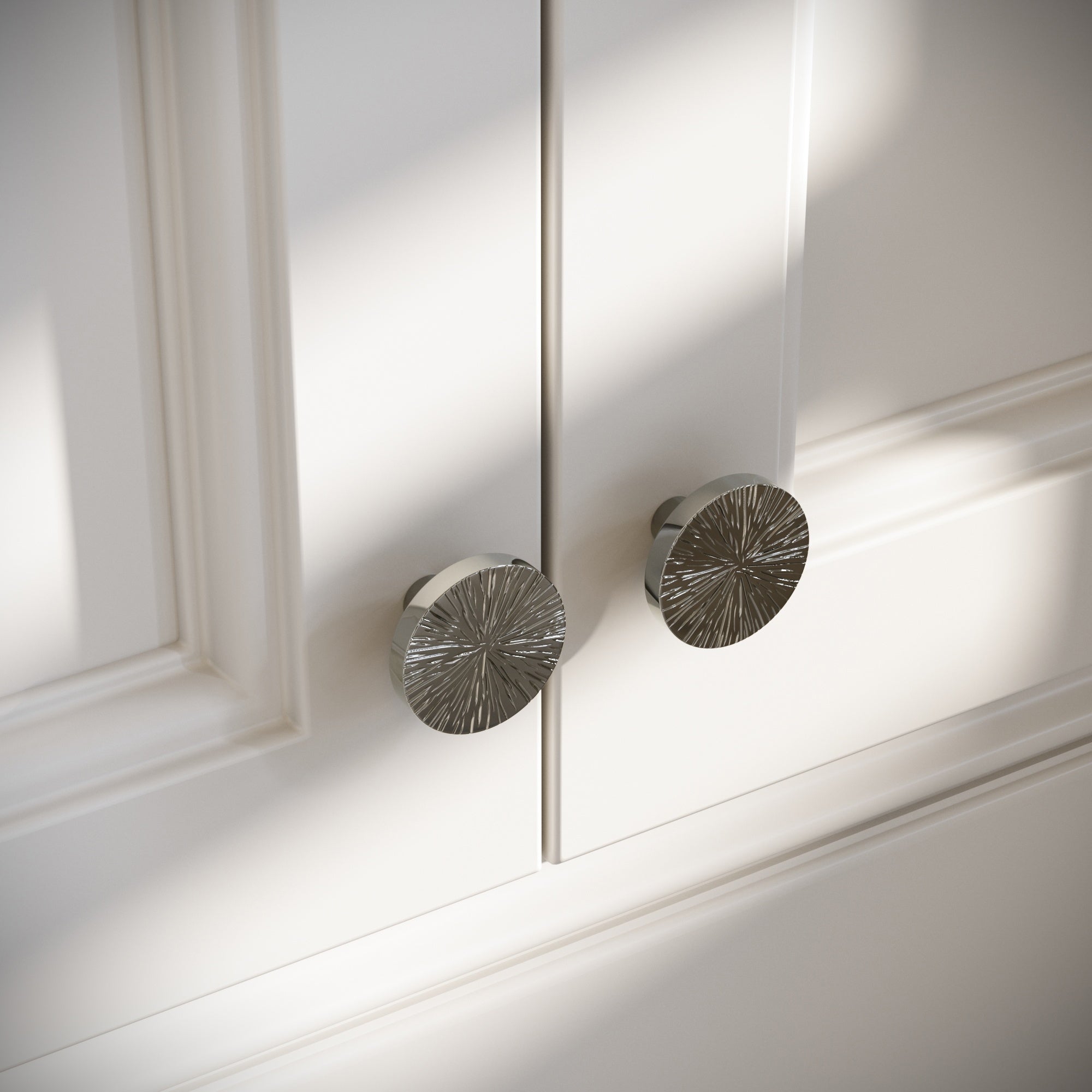 Cabinet Knob - Polished Nickel