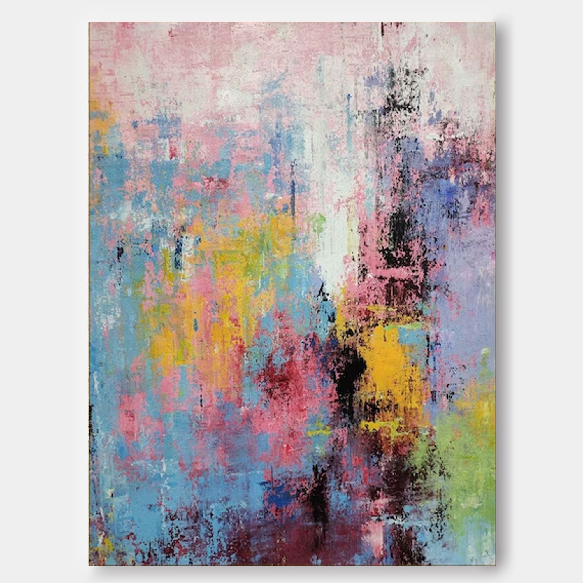 Aura Abstract Canvas Art | Handcrafted Colorful Wall Decor 1